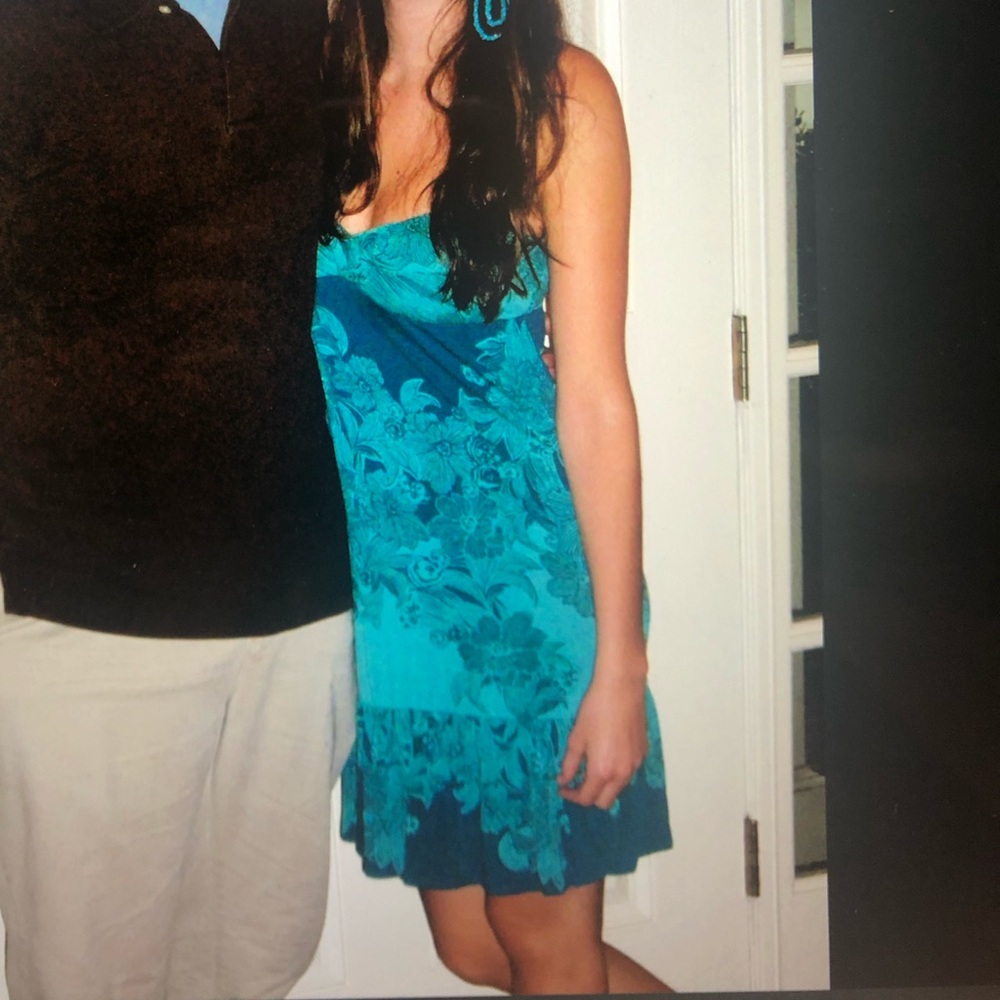 Urban Outfitters Ecoté Turquoise Sundress